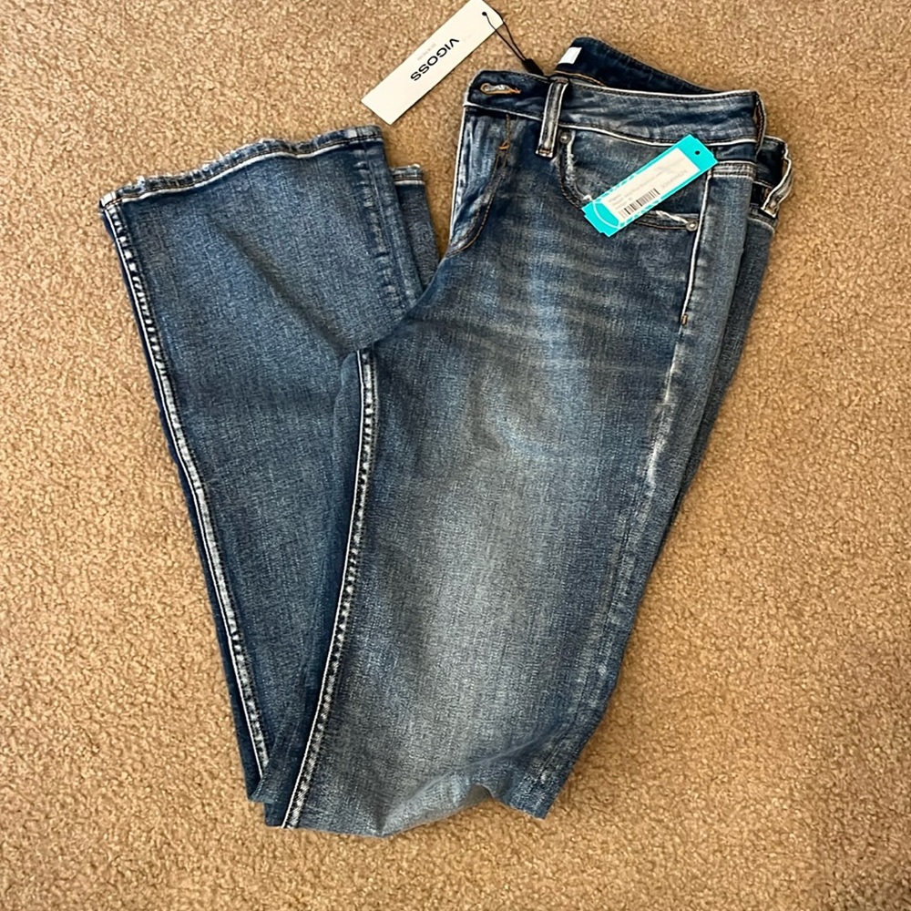NEW Vigoss Jagger mid-rise bootcut Jean indigo